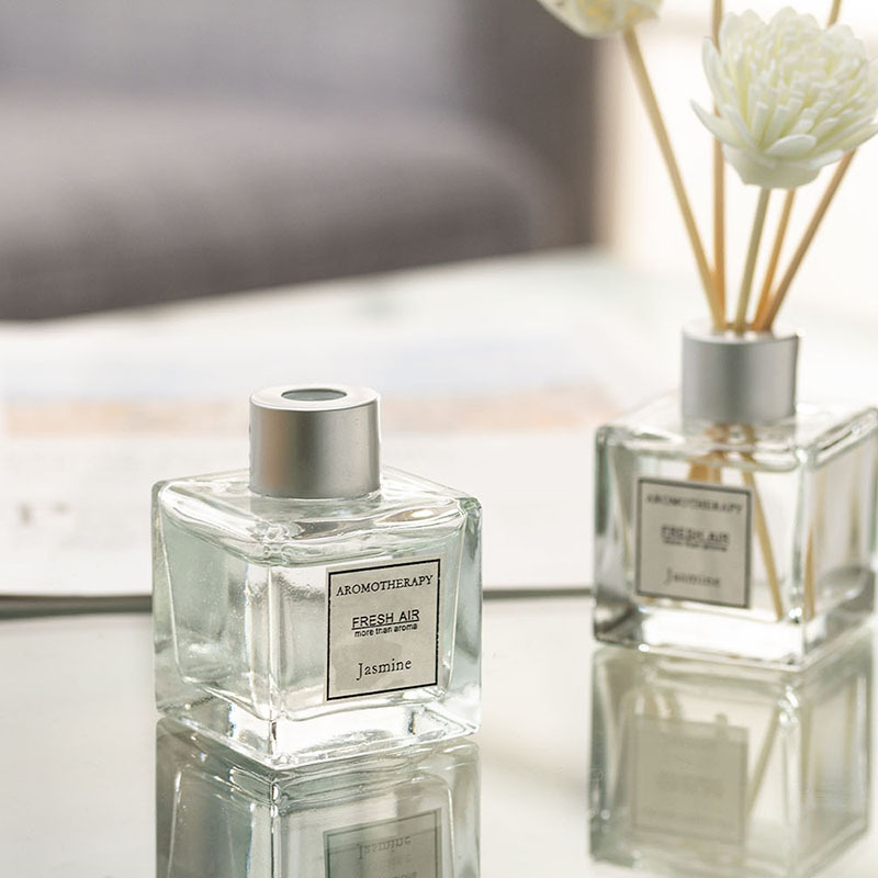 Home Fragrance Jasmine & Yuzu Porcelain Diffuser - 50ml 아로마테라피 에센셜 오일 무화염 자스민