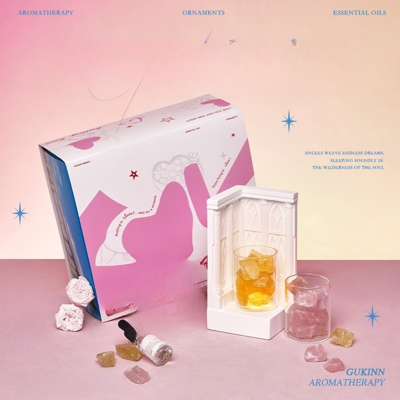 핑크 아로마테라피 장식품 선물 상자 프리미엄 향 디퓨저 - Home Fragrance Gift Box 리뷰 및 가격