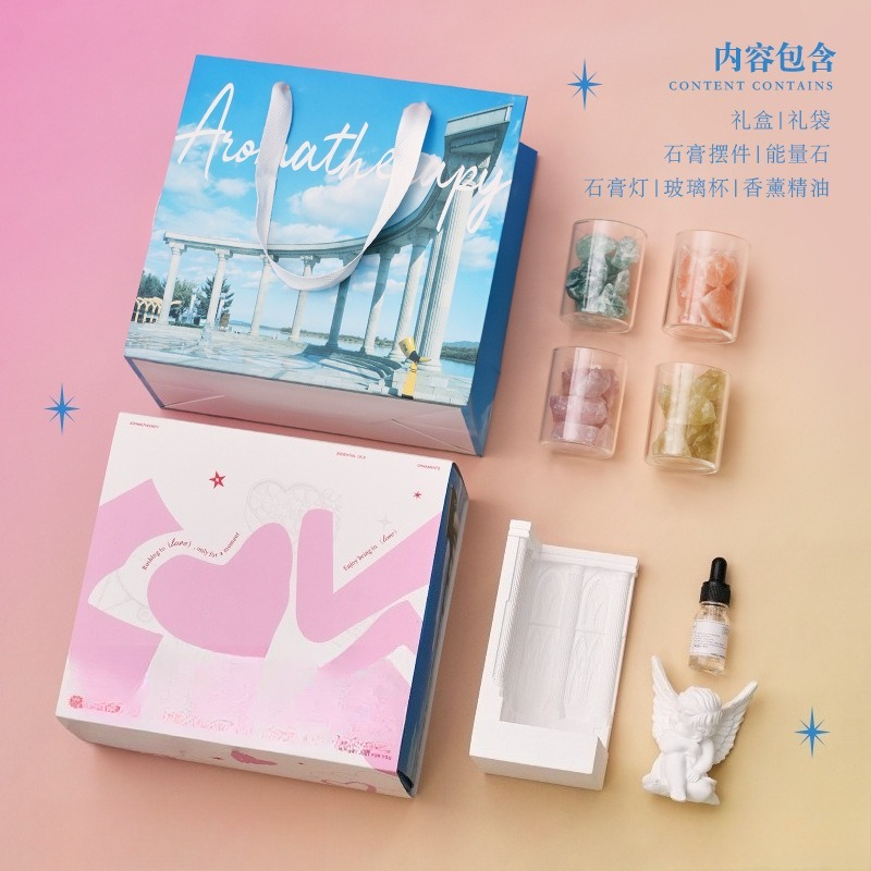 핑크 아로마테라피 장식품 선물 상자 프리미엄 향 디퓨저 - Home Fragrance Gift Box 리뷰 및 가격