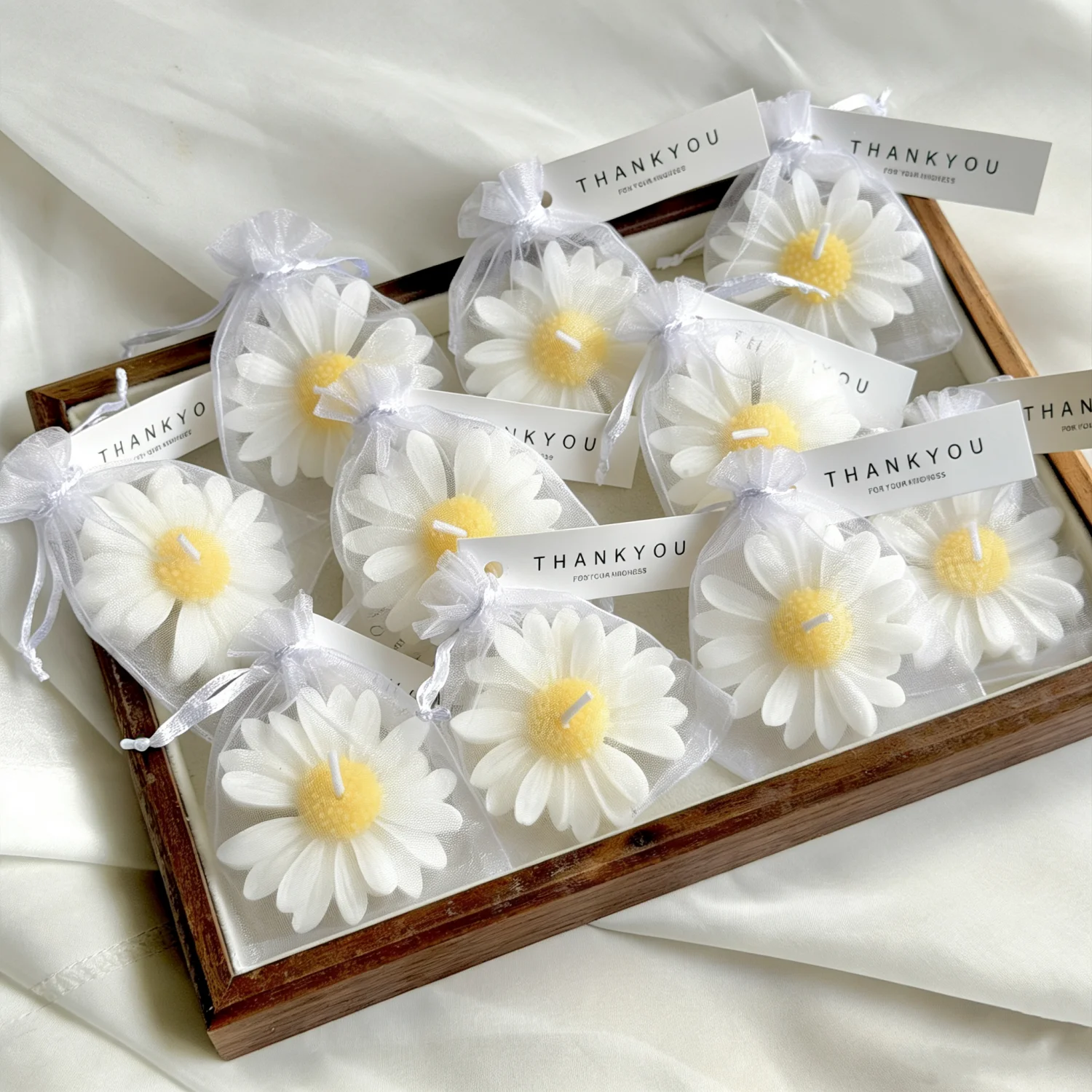 yes1pc/5pcs/10pcs 데이지 모양 양초 세트 - Home Fragrance Set Gift 리뷰 및 가격