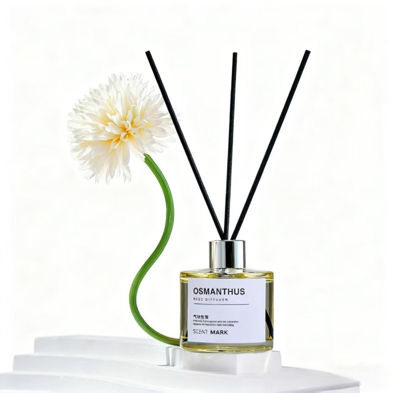 50ML 리드 디퓨저 세트 로터스 자스민 로즈 오일 무 - Home Fragrance Jasmine & Yuzu Porcelain Diffuser 리뷰 및 가격
