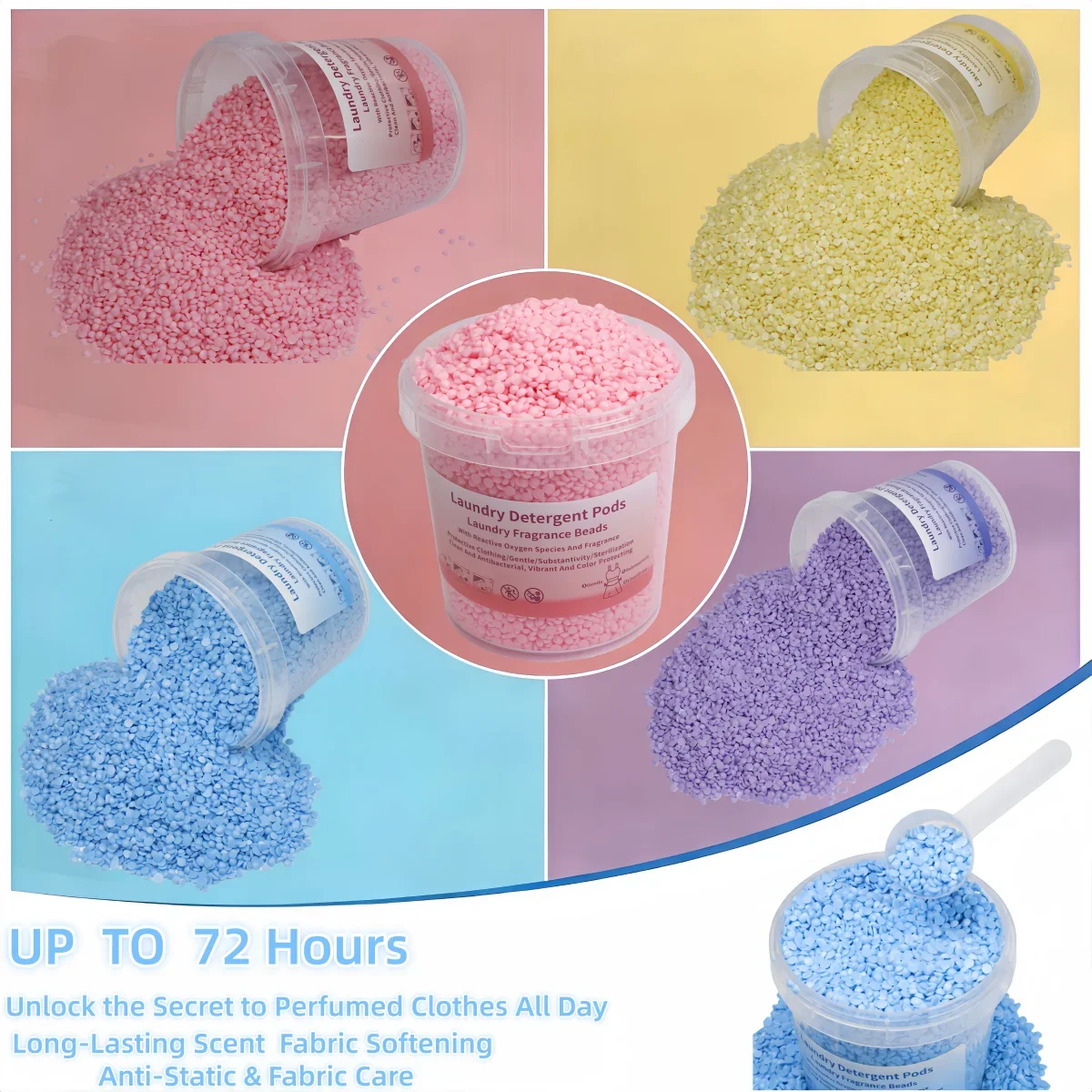 세탁 향기 부스터 비즈, 한 병당 순중량 800g, 계 - Scent Booster Bead 리뷰 및 가격